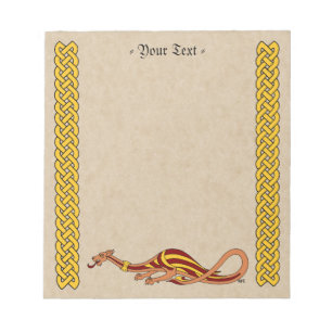 Bloco De Notas Design de Dragão Medieval 2015