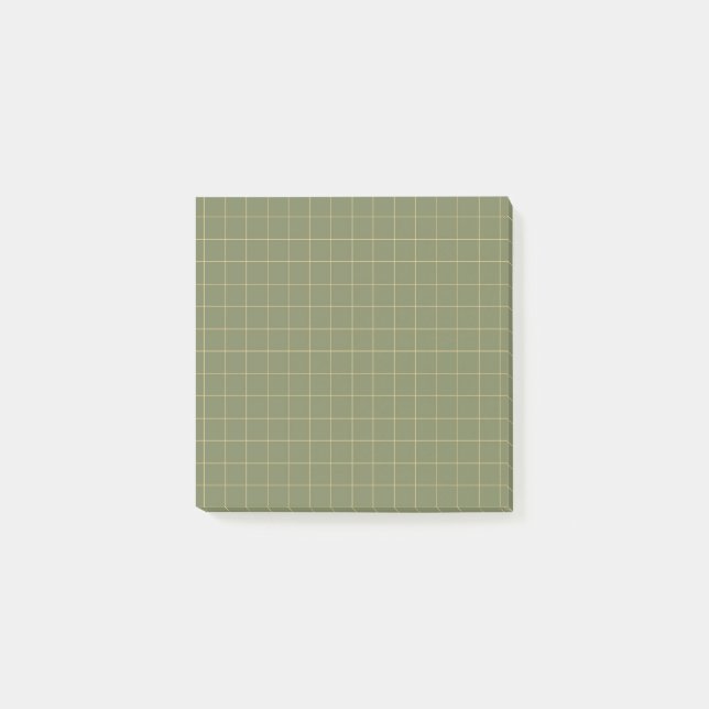 Bloco De Notas Design de Elegante Elegante de Padrões Verdemente  (Frente)