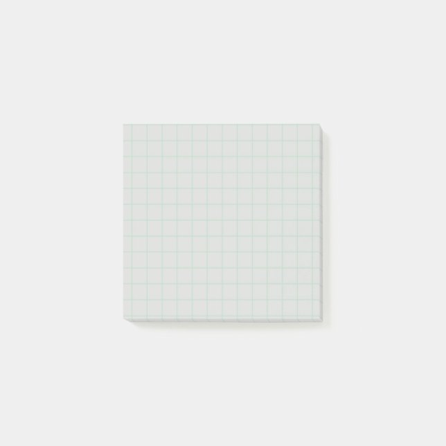Bloco De Notas Design de Grade Sutil de Padrão Verificado Azul Se (Frente)