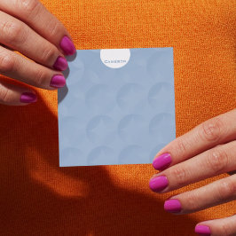 Bloco De Notas Design de Gráfico Azul Dusty Personalizado