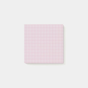 Bloco De Notas Design de Grelha Suave com Padrão Lilac Verificado