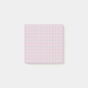 Bloco De Notas Design de Grelha Suave com Padrão Lilac Verificado