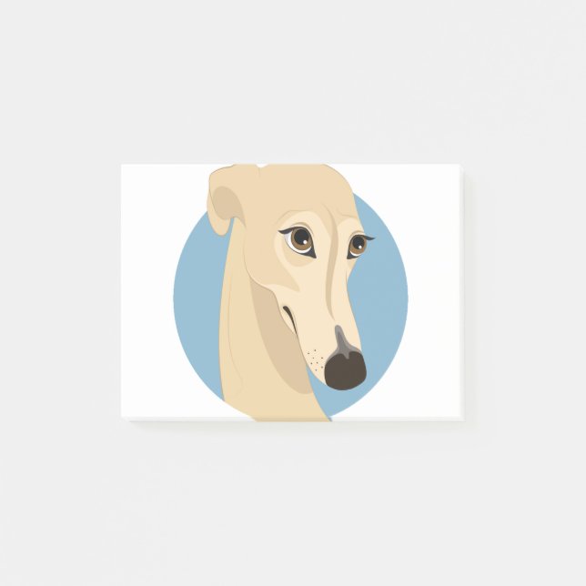 Bloco De Notas Design de Greyhound (Frente)