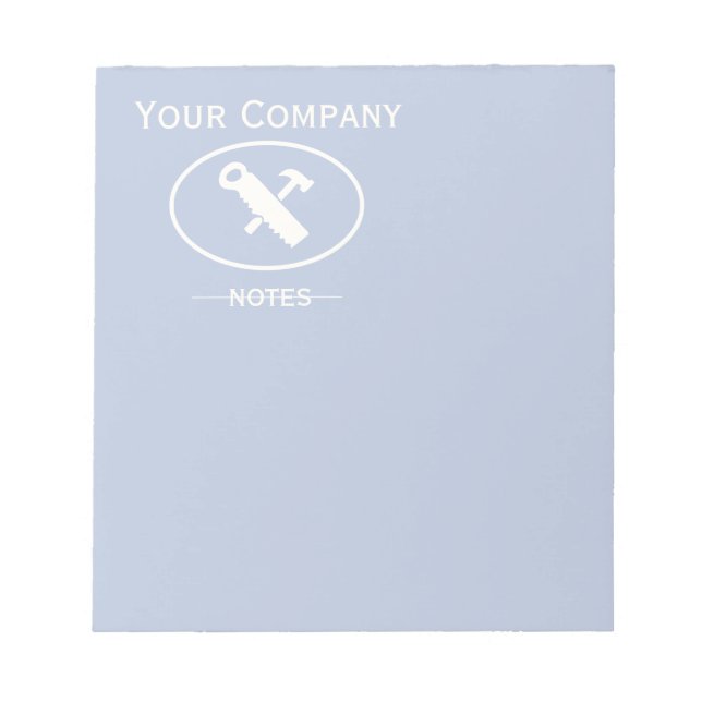 Bloco De Notas Design de martelo e serra (Frente)