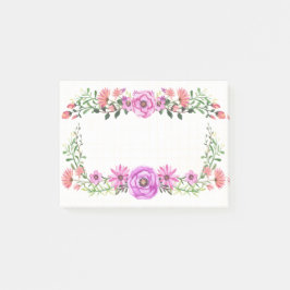 Bloco De Notas design de moldura de jardim pequeno