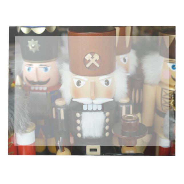 Bloco De Notas Design de Natal dos Nozes Feriados de Natal (Frente)