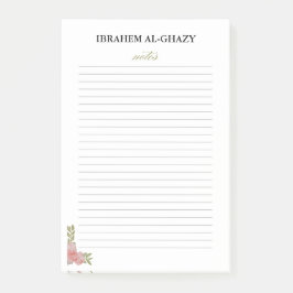 Bloco De Notas Design de Notas de Posto profissional personalizad