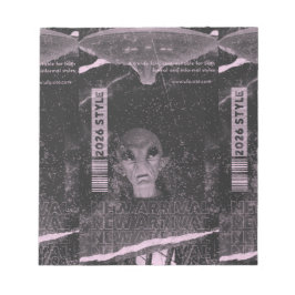 Bloco De Notas Design de OVNI