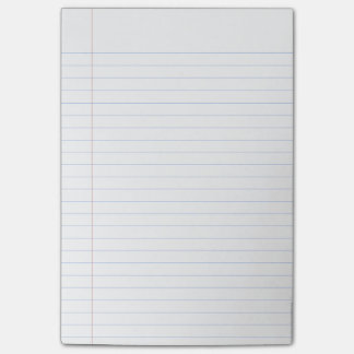 Bloco De Notas Design de papel para notebook nas notas de Posto