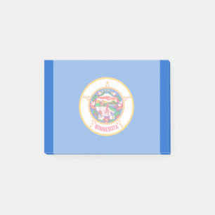 Bloco De Notas Design de Sinalizador do Estado do Minnesota