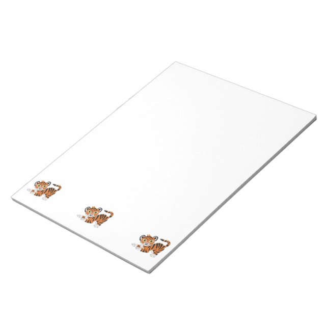 Bloco De Notas Design de Tigre (Inclinado)