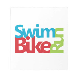 Bloco De Notas design de Triathlon legal