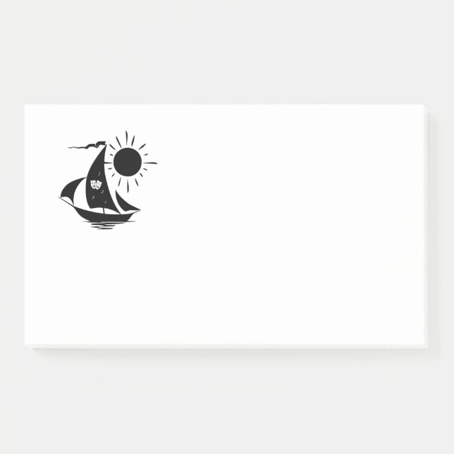 Bloco De Notas Design de vela de Teatro Whimsical Único (Frente)