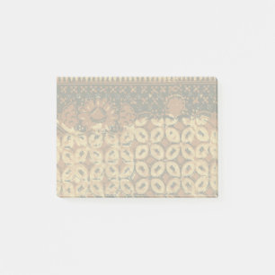 Bloco De Notas Design do padrão de arte do café Bean Batik