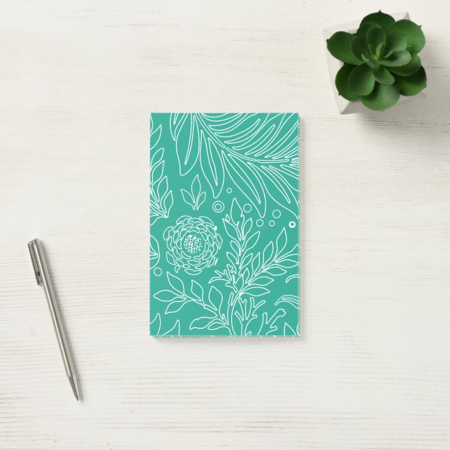 Bloco De Notas Design Floral 34 (Escritótio)