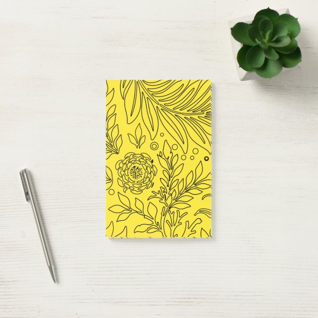 Bloco De Notas Design Floral 36 (Escritótio)