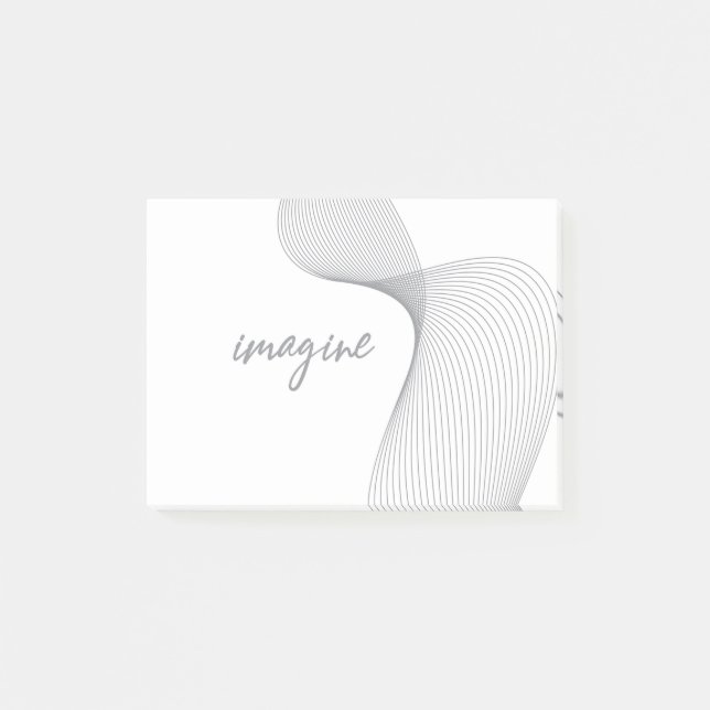 Bloco De Notas Design gráfico moderno, simples e elegante da Imag (Frente)