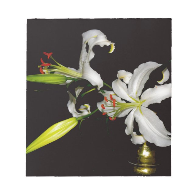 Bloco De Notas Design irlandês - Coleção de latas e flores (Frente)