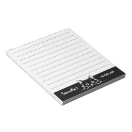 Bloco De Notas Design Minimalista de Gatinho Fofo - GATO 1a