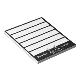 Bloco De Notas Design Minimalista de Gatinho Fofo - GATO 1a