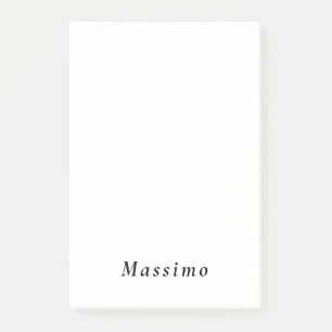 Bloco De Notas Design Moderno Elegante Único Pessoal