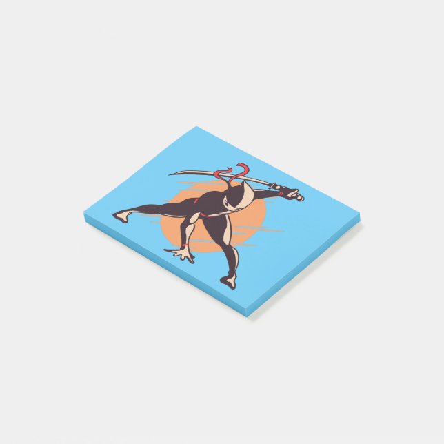 Bloco De Notas Design Ninja Warrior (Inclinado)
