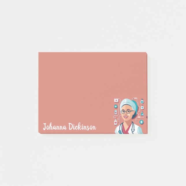 Bloco De Notas design sympa pour les infirmières (Frente)