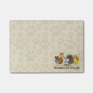 Bloco De Notas Desordem obsessiva do gato de OCD