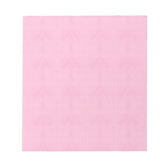 Bloco De Notas Destaques do Decor Doméstico Cor-de-rosa (Frente)