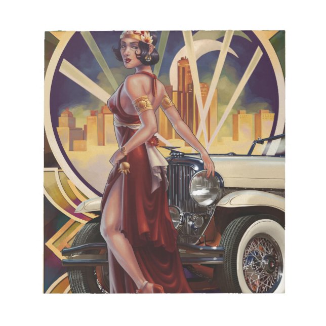 Bloco De Notas Detroit, Michigan | Motor City (Frente)