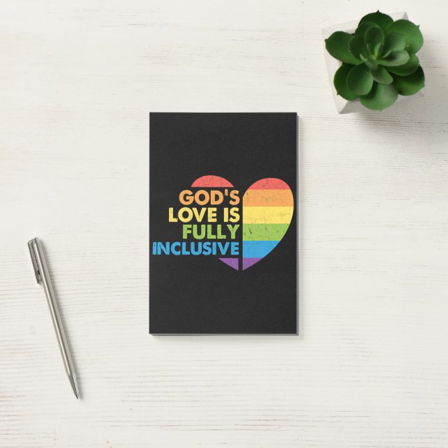 Bloco De Notas Deus Gay Cristão Lgbt (Escritótio)