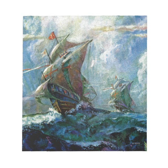 Bloco De Notas Dia de Colombo (Frente)