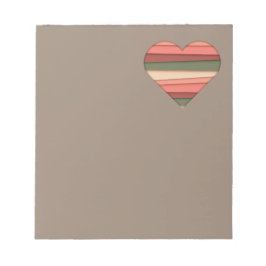 Bloco De Notas Dia de os namorados com amor cardíaco