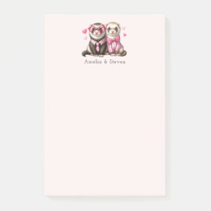 Bloco De Notas Dia de os namorados de Lontra Bonita no Amor