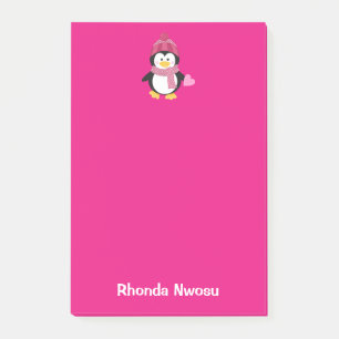 Bloco De Notas Dia de os namorados Panda Rosa bonito