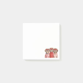 Bloco De Notas Dia de os namorados Shih Tzu Dogs