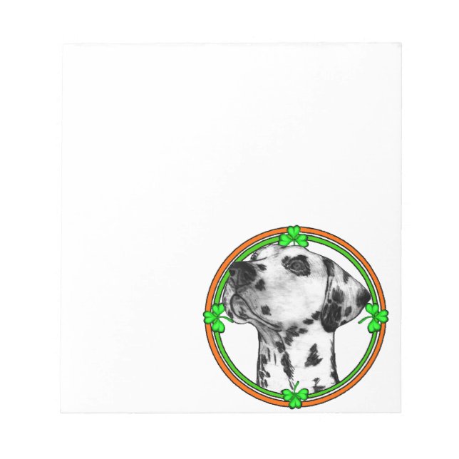 Bloco De Notas Dia de São Patrício Dalmático (Frente)