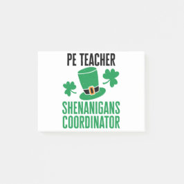 Bloco De Notas DIA DE SÃO PATRÍCIO do coordenador do professor PE