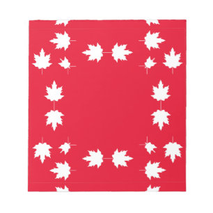 Bloco De Notas dia do Canadá