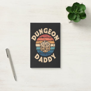 Bloco De Notas Dia dos Pais Dungeon Daddy