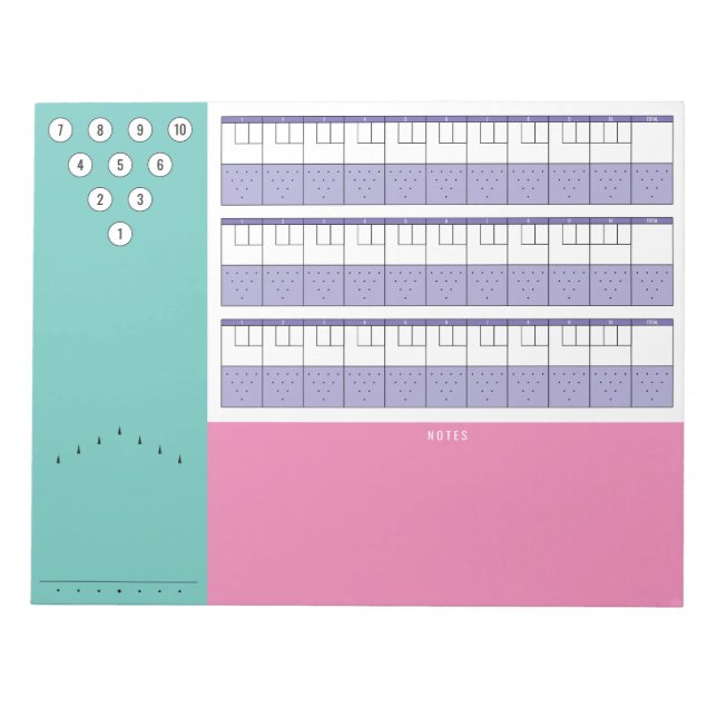 Bloco De Notas Diagramas e Notas do Painel de Avaliação da bolich (Frente)