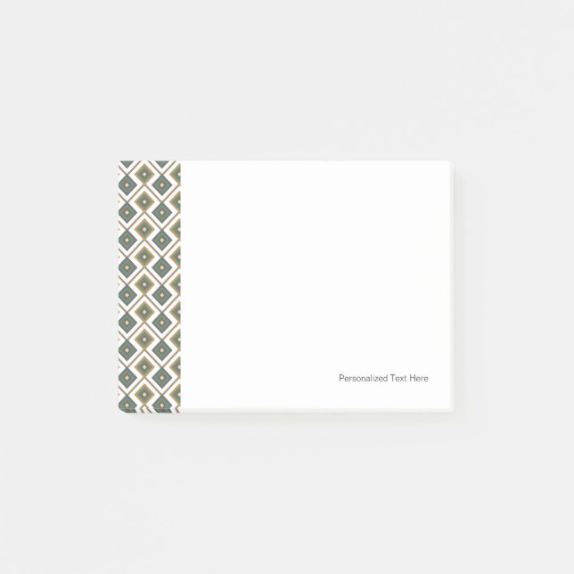 Bloco De Notas Diamante no verde (Frente)