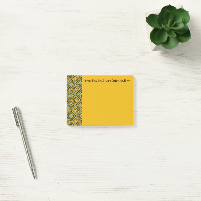 Bloco De Notas Diamantes distribuídos - Verde (Escritótio)