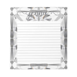 Bloco De Notas Diamond Gemstone Vinculado Personalizado