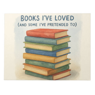 Bloco De Notas Diário de Amantes de Livros e Lista de Leitura