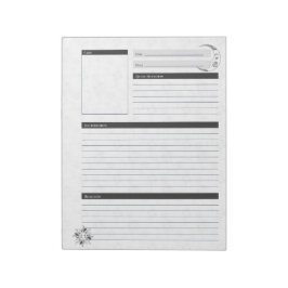 Bloco De Notas Diário de Leitura de Placa de Lua Sun