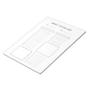 Bloco de Notas Diário Minimalista Moderno