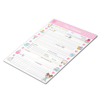 Bloco de Notas Diário Personalizado para Professor