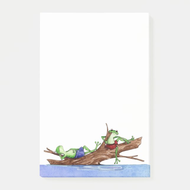 Bloco De Notas Dias de sapo do Verão (Frente)