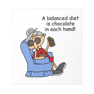Bloco De Notas Dieta de Chocolate Equilibrado